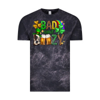 Cloud Black Bad and boozy st. patricks day Vintage Tee - Neo Western