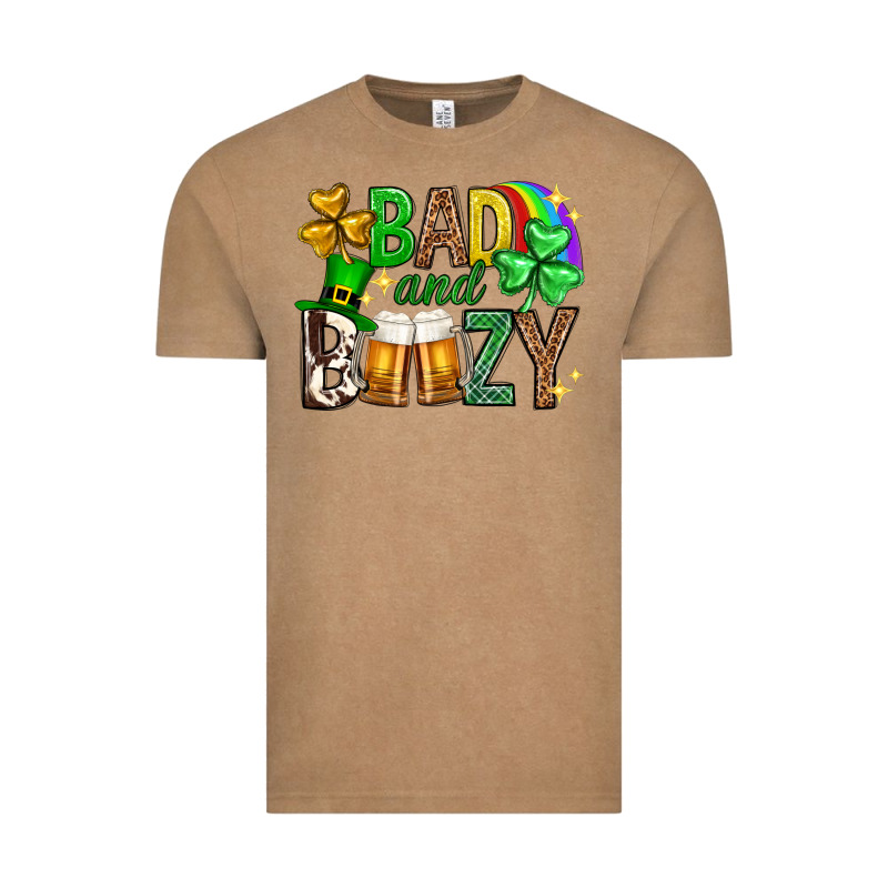 Bad And Boozy St. Patricks Day Vintage Tee by Neo Western | Teevron