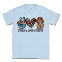 Dusty Blue peace love easter Classic Tee - JahusDesignShop