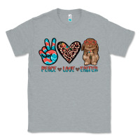 Heather Grey peace love easter Classic Tee - JahusDesignShop