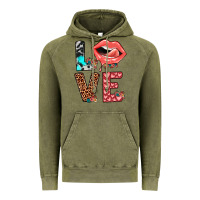 Vintage Olive valentines love Vintage Hoodie - JahusDesignShop