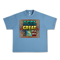 Pebble Blue reel great dad Urban Heavy Tee - HRA Design Shop