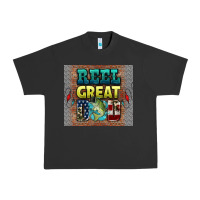 Pigment Black reel great dad Urban Heavy Tee - HRA Design Shop