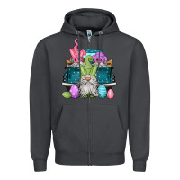Smoke easter gnomes farm truck Zipper Hoodie - Jasminsmagicworld