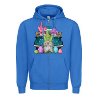 True Royal easter gnomes farm truck Zipper Hoodie - Jasminsmagicworld