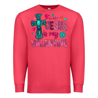 Cardinal jesus is my valentine Premium Sweatshirt - NancyCooperArtShop