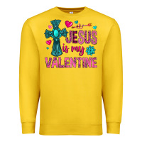Lemon jesus is my valentine Premium Sweatshirt - NancyCooperArtShop