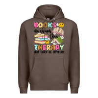 Coffee books are cheaper than therapy and twice as effective Premium Hoodie - Artiststas
