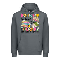 Rock books are cheaper than therapy and twice as effective Premium Hoodie - Artiststas