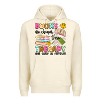 Sandshell books are cheaper than therapy and twice as effective Premium Hoodie - Artiststas
