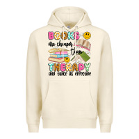 Tofu books are cheaper than therapy and twice as effective Premium Hoodie - Artiststas