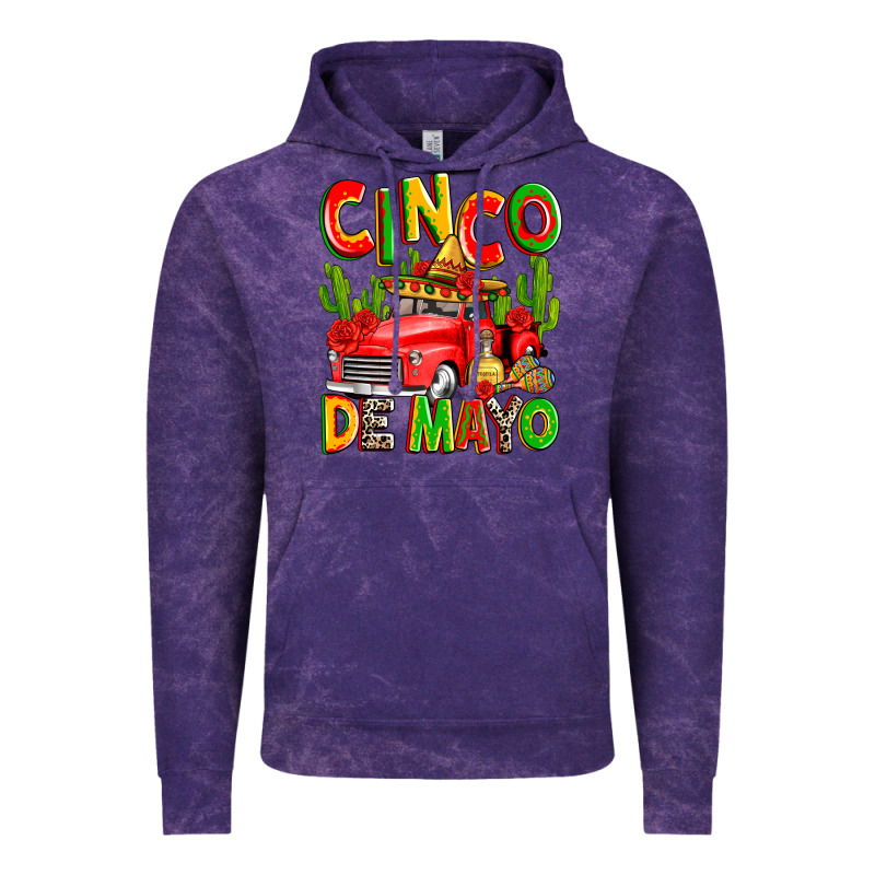 Cinco De Mayo Truck Vintage Hoodie by Zillion Design Studio | Teevron