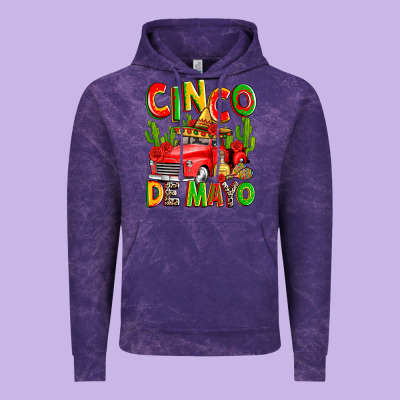 Cinco De Mayo Truck Vintage Hoodie Designed By Zillion Design Studio