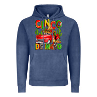 Vintage Denim cinco de mayo truck Vintage Hoodie - Zillion Design Studio