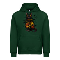 Forest Green It's Just a Bunch of Hocus Pocus Urban Hoodie - texasbilliewilder