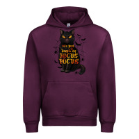 Mauve Wine It's Just a Bunch of Hocus Pocus Urban Hoodie - texasbilliewilder