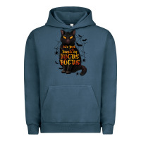 Pigment Midnight Navy It's Just a Bunch of Hocus Pocus Urban Hoodie - texasbilliewilder