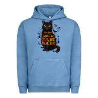 Pigment Pebble Blue It's Just a Bunch of Hocus Pocus Urban Hoodie - texasbilliewilder