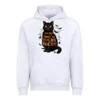 White It's Just a Bunch of Hocus Pocus Urban Hoodie - texasbilliewilder