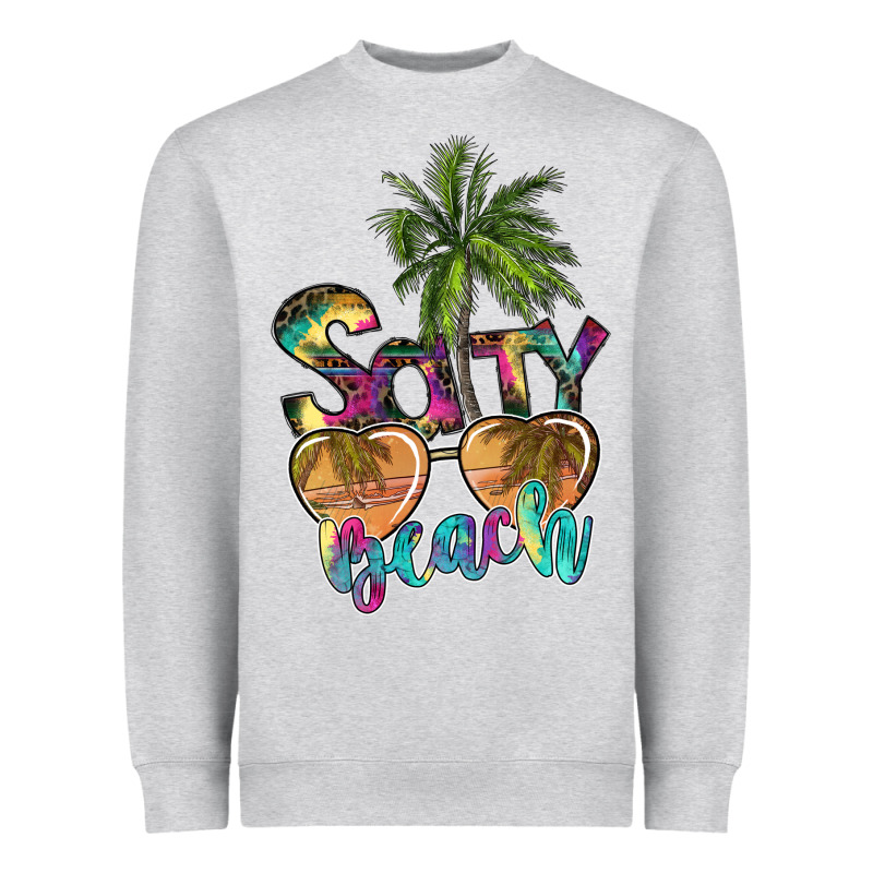 Salty Beach Heavyweight Sweatshirt by SublimationCraftShop | Teevron
