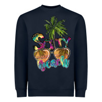 Navy salty beach Heavyweight Sweatshirt - SublimationCraftShop