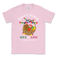 Bubblegum Pink logo for rosys saon mexicano Classic Tee - CowhideDigitalArt