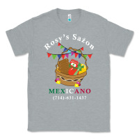 Heather Grey logo for rosys saon mexicano Classic Tee - CowhideDigitalArt