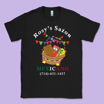 Logo For Rosys Saon Mexicano Classic Tee Designed By Cowhidedigitalart