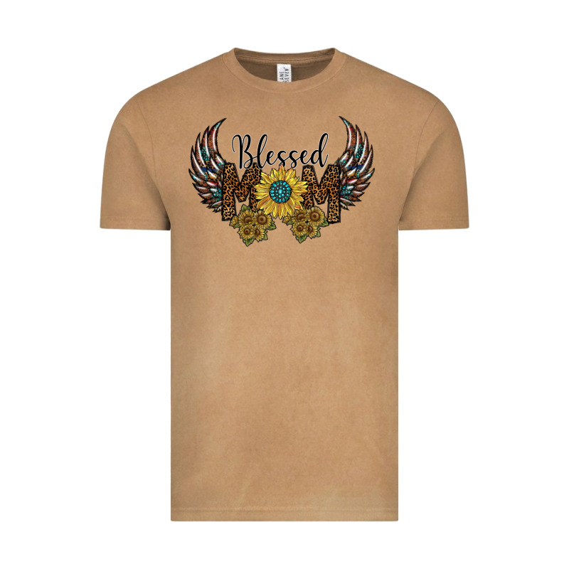 Blessed Mom Vintage Tee by SublimationCraftShop | Teevron