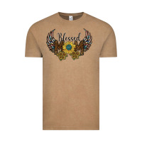 Vintage Coffee blessed mom Vintage Tee - SublimationCraftShop