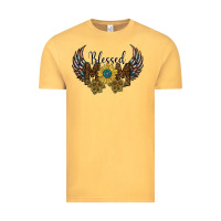 Vintage Mustard blessed mom Vintage Tee - SublimationCraftShop