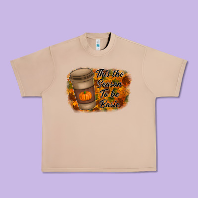 Tis The Season To Be Basic Urban Heavy Tee Designed By Racoondesign