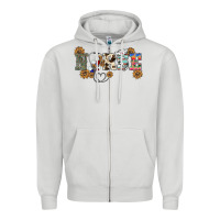 Dove Grey western nurse Zipper Hoodie - BarkalooDesign