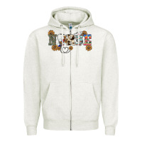 Oatmeal Heather western nurse Zipper Hoodie - BarkalooDesign