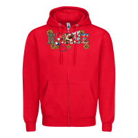 Red western nurse Zipper Hoodie - BarkalooDesign