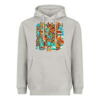 Moon Dust serape with leopard pattern Heavyweight Hoodie - NancyCooperArtShop