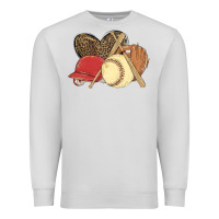 Dove Grey softball Premium Sweatshirt - MaliasSmallBusiness