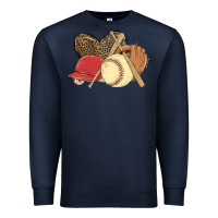Navy softball Premium Sweatshirt - MaliasSmallBusiness