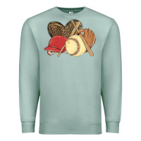 Seafoam softball Premium Sweatshirt - MaliasSmallBusiness