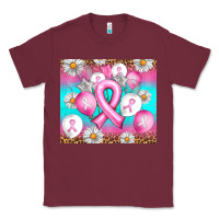 Burgundy Breast cancer balloon Classic Tee - Artiststas