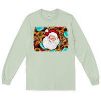 Matcha santa background Long Sleeve Tee - JahusDesignShop
