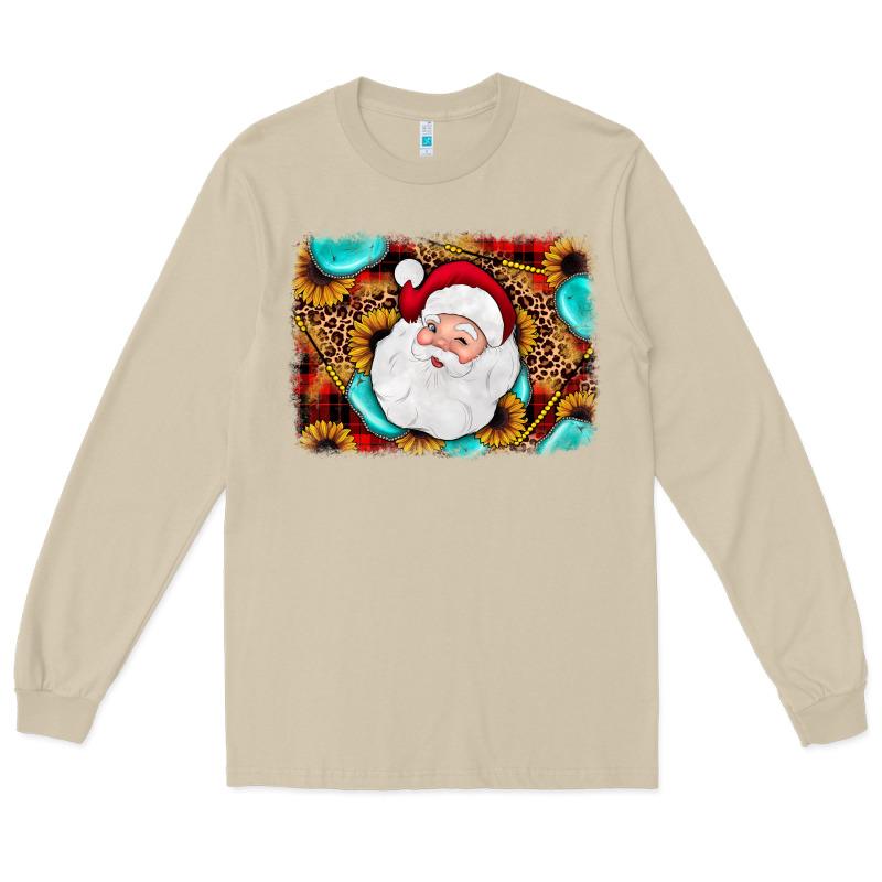 Santa Background Long Sleeve Tee by JahusDesignShop | Teevron