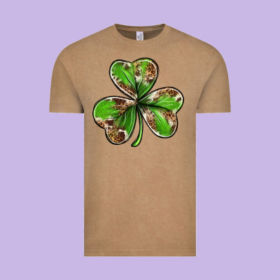 Cowhide Leopard Shamrock 4th Of July Vintage Tee Designed By Neo Western