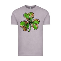 Vintage Zinc Cowhide leopard shamrock 4th of july Vintage Tee - Neo Western