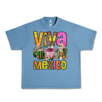 Pebble Blue viva mexico mexican coffee cups Urban Heavy Tee - FaDigitalArtStudio
