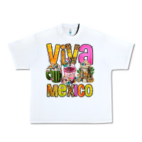 White viva mexico mexican coffee cups Urban Heavy Tee - FaDigitalArtStudio