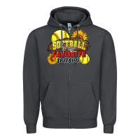 Smoke Softball Is My Favorite Season Zipper Hoodie - LillyAllenDesigns