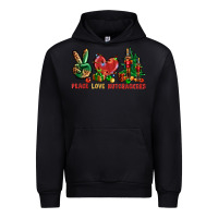 Black Peace love Nutcrackers Urban Hoodie - NancyCooperArtShop