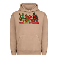 Pigment Burro Peace love Nutcrackers Urban Hoodie - NancyCooperArtShop