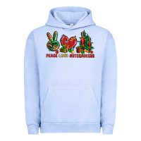 Pigment Grape Ice Peace love Nutcrackers Urban Hoodie - NancyCooperArtShop
